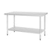 Vogue Stainless Steel Prep Table 1500mm - GJ503