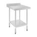 Vogue Stainless Steel Table with Splashback 600mm - GJ505