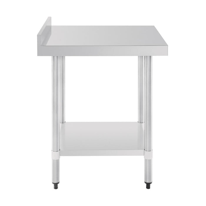 Vogue Stainless Steel Table with Splashback 600mm - GJ505