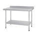 Vogue Stainless Steel Table with Splashback 1200mm - GJ507
