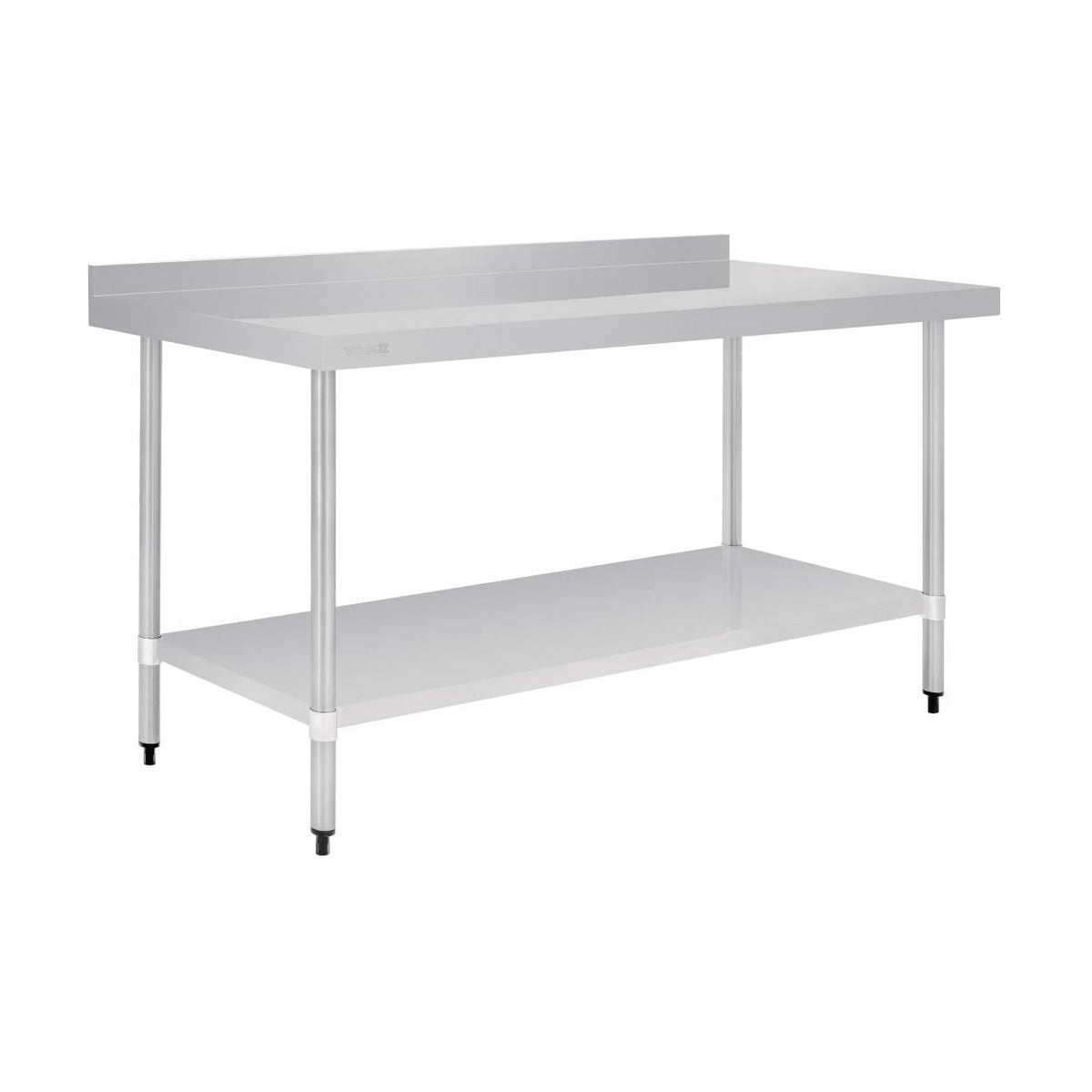 Vogue Stainless Steel Table with Splashback 1800mm - GJ509