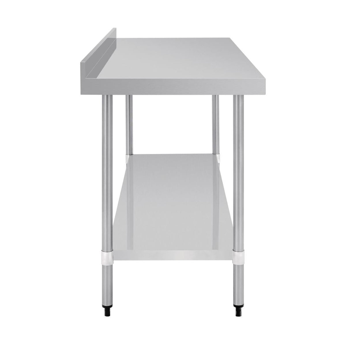 Vogue Stainless Steel Table with Splashback 1800mm - GJ509