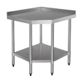 Vogue Stainless Steel Corner Table 700mm - GL278