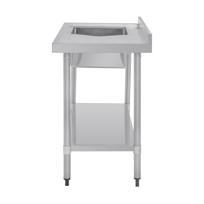 Vogue Single Bowl Sink R/H Drainer 1200mm 90mm Drain - HC903