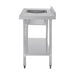 Vogue Single Bowl Sink R/H Drainer 1200mm 90mm Drain - HC903