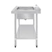 Vogue Double Bowl Sink R/H Drainer 1500mm 90mm Drain - HC904
