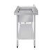 Vogue Double Bowl Sink L/H Drainer 1500mm 90mm Drain - HC905