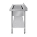 Vogue Double Bowl Sink L/H Drainer 1800mm 90mm Drain - HC908