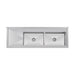 Vogue Double Bowl Sink L/H Drainer 1800mm 90mm Drain - HC908