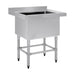 Vogue Stainless Steel Deep Pot Sink 770(w) x 600(d) 90mm Drain - HC910