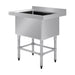 Vogue Stainless Steel Deep Pot Sink 770(w) x 600(d) 90mm Drain - HC910