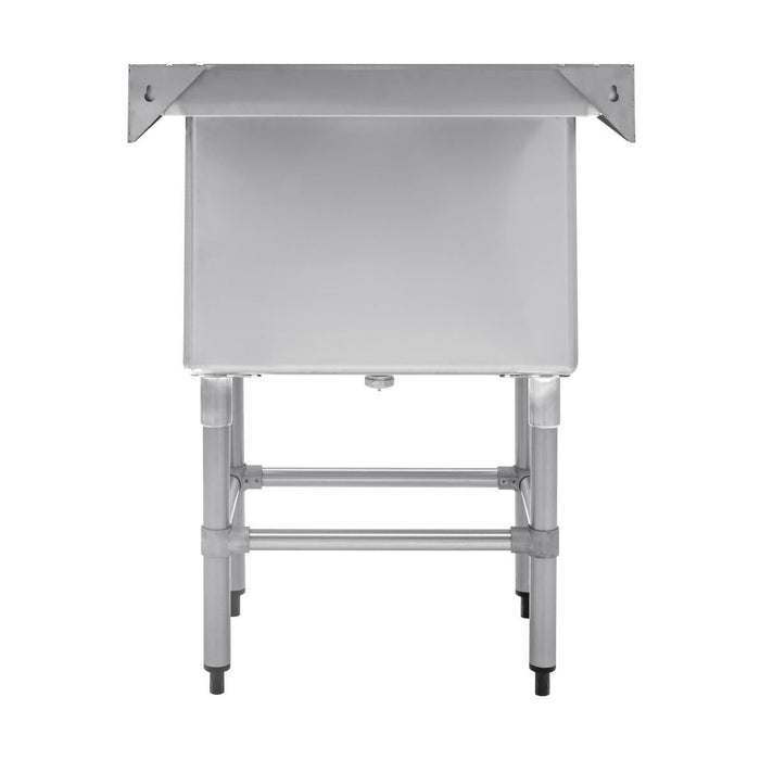 Vogue Stainless Steel Deep Pot Sink 770(w) x 600(d) 90mm Drain - HC910