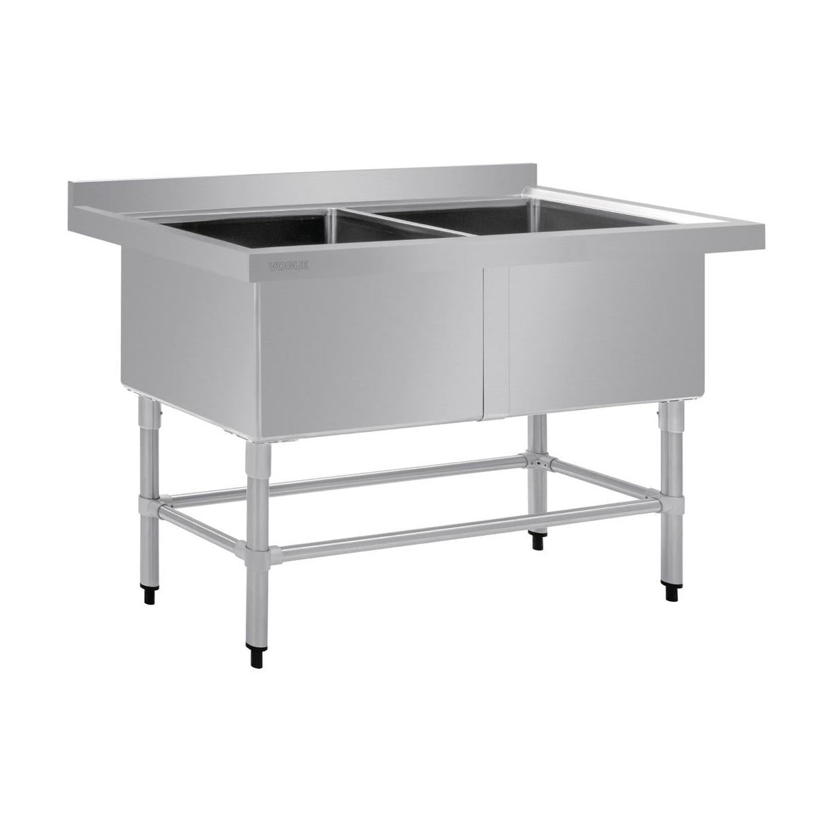 Vogue Double Deep Pot Sink 90mm Drain - HC911