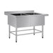 Vogue Double Deep Pot Sink 90mm Drain - HC911