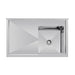 Vogue Single Bowl Sink L/H Drainer 1200mm x700mm 90mm Drain - HC914