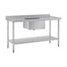 Vogue Single Bowl Sink Double Drainer 1500mm x 700mm 90mm Drain - HC918