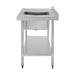Vogue Single Bowl Sink Double Drainer 1500mm x 700mm 90mm Drain - HC918