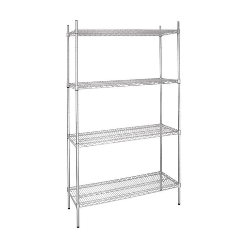 Vogue 4 Tier Wire Shelving Kit 915x457mm - L927