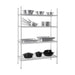 Vogue 4 Tier Wire Shelving Kit 1220x457mm - L928