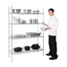 Vogue 4 Tier Wire Shelving Kit 1220x457mm - L928