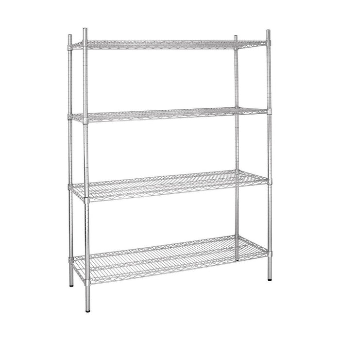 Vogue 4 Tier Wire Shelving Kit 1525x457mm - L929