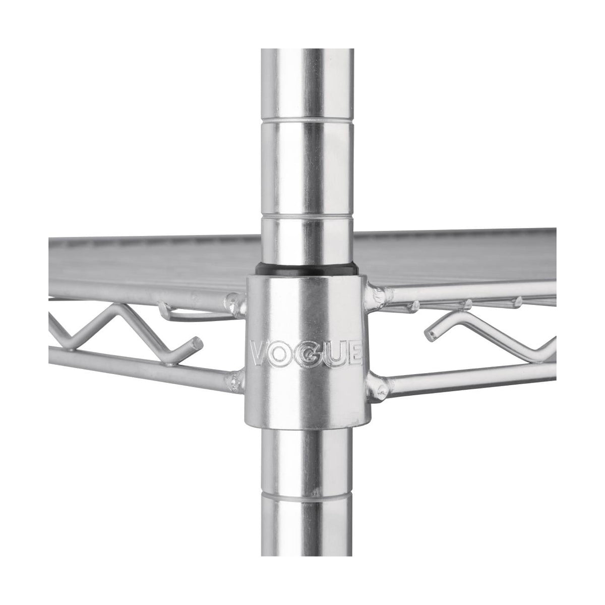 Vogue 4 Tier Wire Shelving Kit 1525x457mm - L929