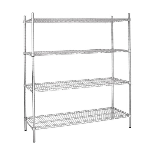 Vogue 4 Tier Wire Shelving Kit 1830x460mm - L939
