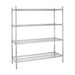 Vogue 4 Tier Wire Shelving Kit 1830x460mm - L939