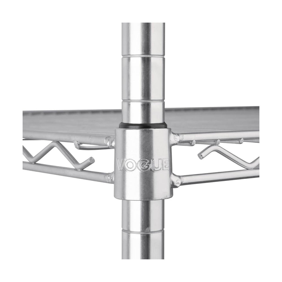 Vogue 4 Tier Wire Shelving Kit 1830x460mm - L939