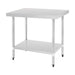 Vogue Stainless Steel Prep Table 900mm - T375