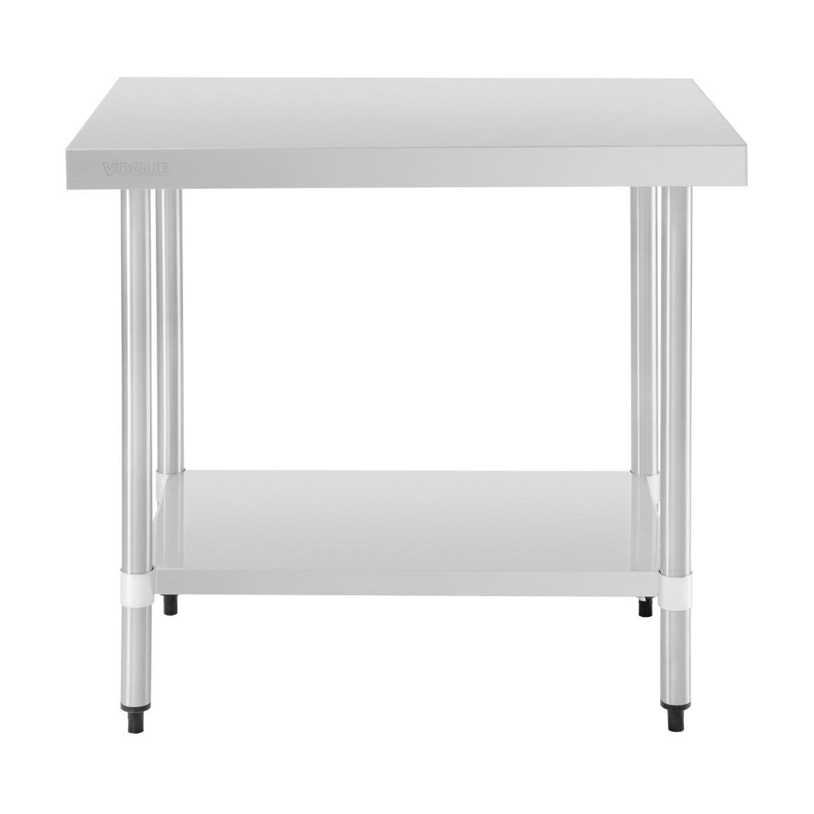 Vogue Stainless Steel Prep Table 900mm - T375