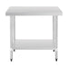 Vogue Stainless Steel Prep Table 900mm - T375