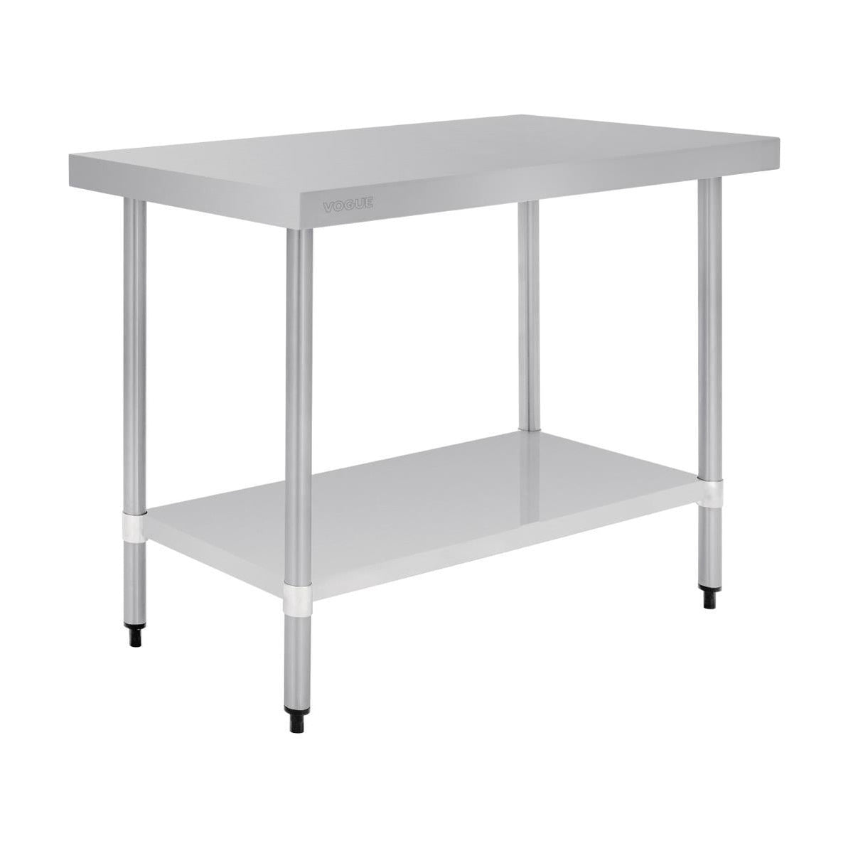 Vogue Stainless Steel Prep Table 1200mm - T376