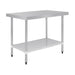 Vogue Stainless Steel Prep Table 1200mm - T376