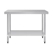 Vogue Stainless Steel Prep Table 1200mm - T376