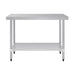 Vogue Stainless Steel Prep Table 1200mm - T376