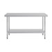 Vogue Stainless Steel Prep Table 1500mm - T377