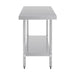 Vogue Stainless Steel Prep Table 1500mm - T377