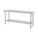Vogue Stainless Steel Prep Table 1800mm - T378