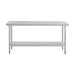 Vogue Stainless Steel Prep Table 1800mm - T378