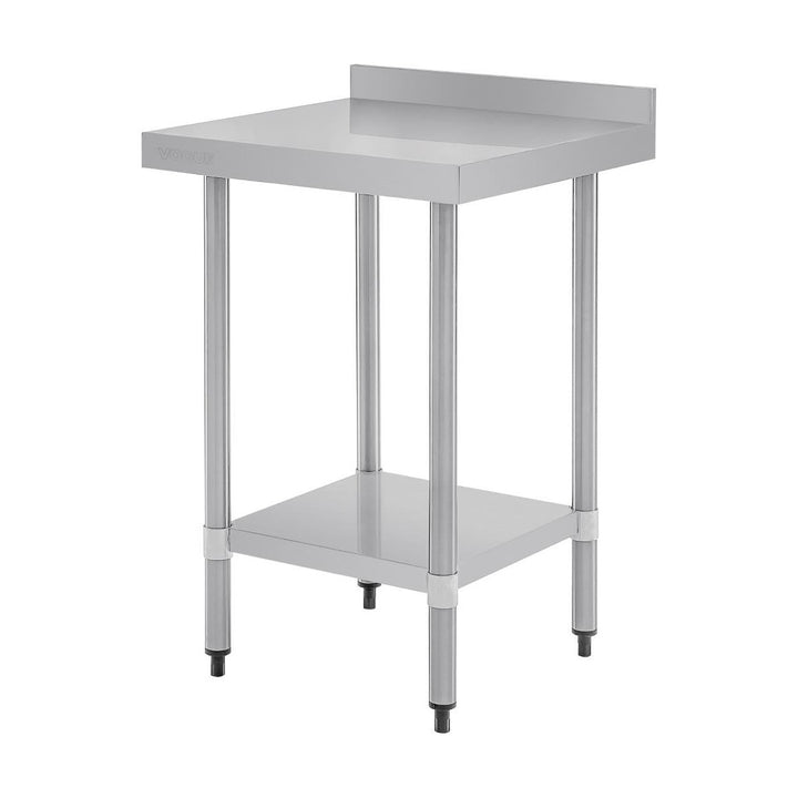 Vogue Stainless Steel Prep Table with Splashback 600mm - T379