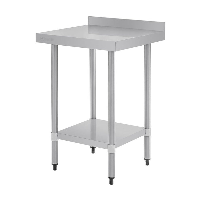 Vogue Stainless Steel Prep Table with Splashback 600mm - T379