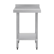 Vogue Stainless Steel Prep Table with Splashback 600mm - T379