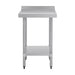 Vogue Stainless Steel Prep Table with Splashback 600mm - T379