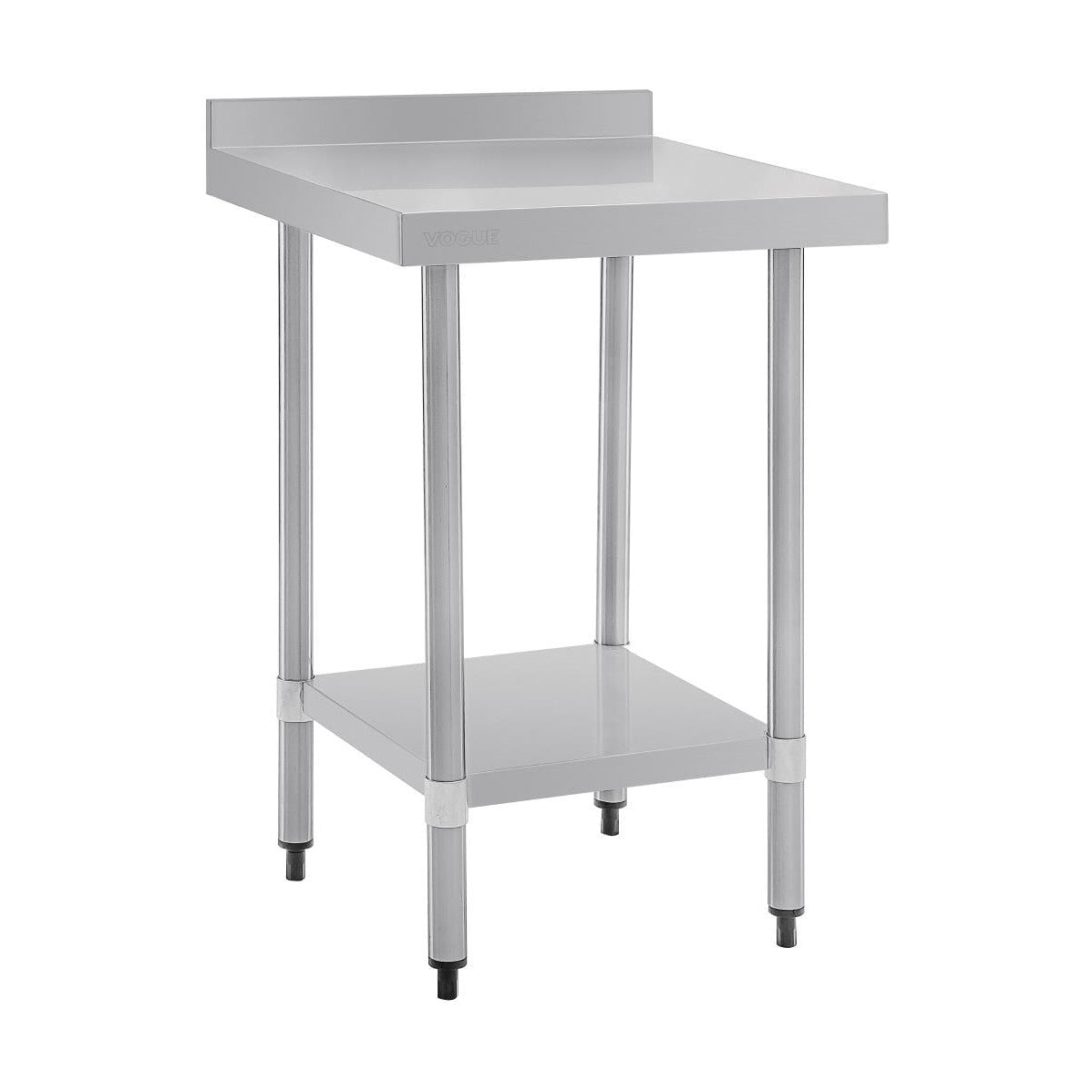 Vogue Stainless Steel Prep Table with Splashback 600mm - T379