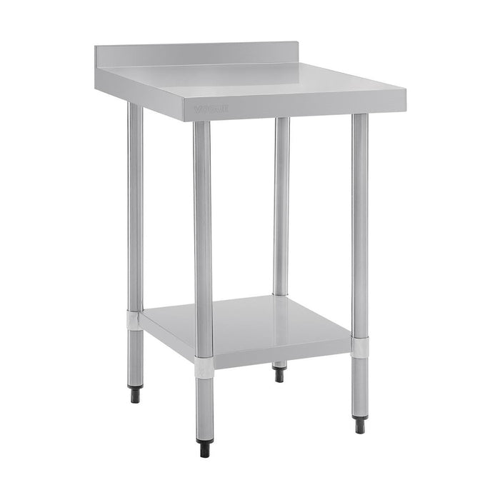 Vogue Stainless Steel Prep Table with Splashback 600mm - T379
