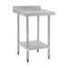 Vogue Stainless Steel Prep Table with Splashback 600mm - T379