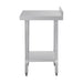 Vogue Stainless Steel Prep Table with Splashback 600mm - T379