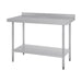 Vogue Stainless Steel Prep Table with Splashback 1200mm - T381