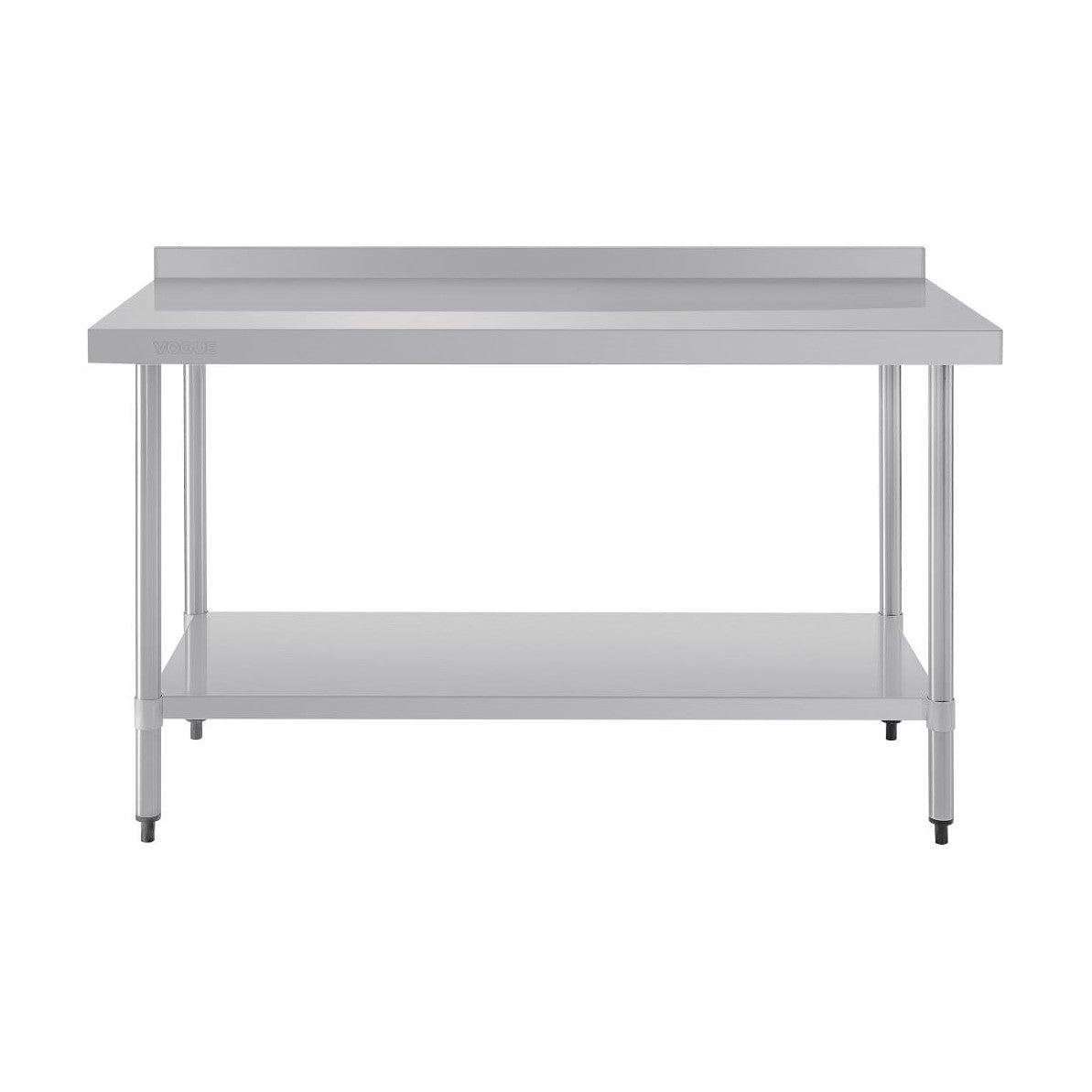 Vogue Stainless Steel Prep Table with Splashback 1500mm - T382